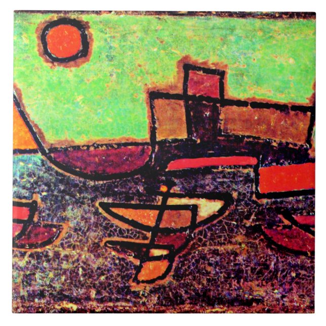 Klee - Afbahrender Dampfer Tile (Front)