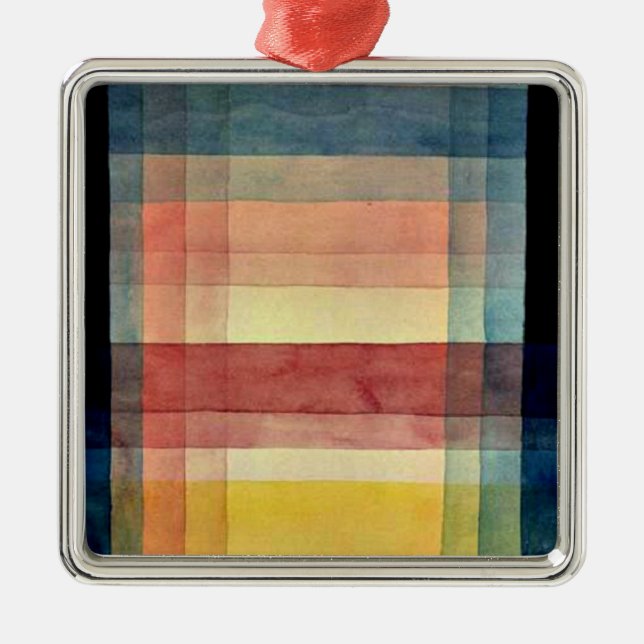 Klee - Architecture of the Plain Metal Tree Decoration (Front)