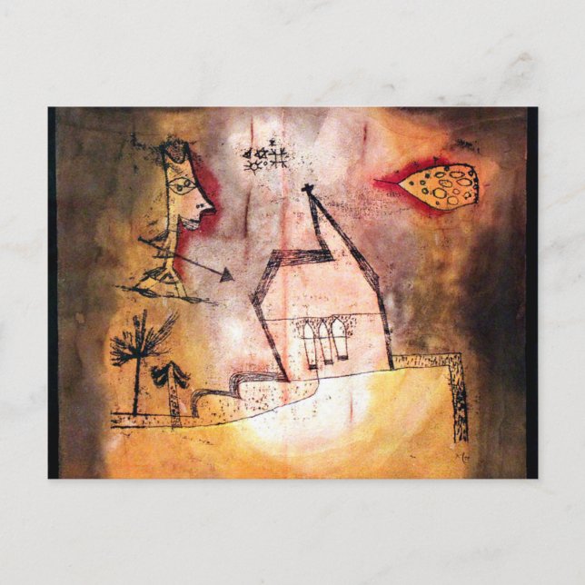 Klee - Bebende kapelle anagoria Postcard (Front)