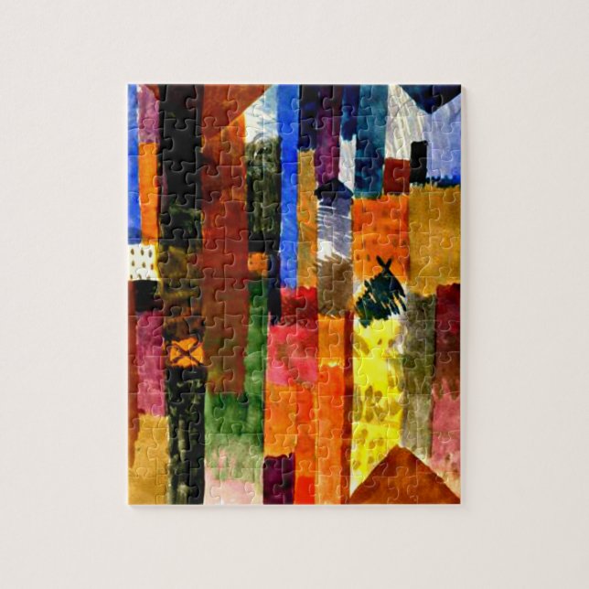 Klee - Before the Town Jigsaw Puzzle (Vertical)