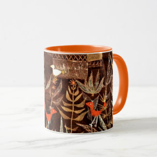 Klee - Bird Garden, famous artwork, Mug
