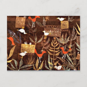 Klee - Bird Garden Postcard
