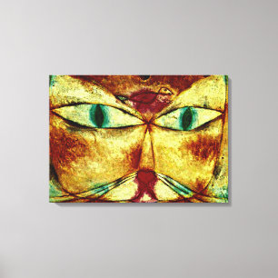 Klee - Cat and Bird Canvas Print