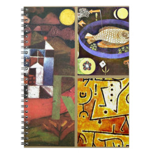 Klee Collage Spiral Notebook