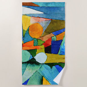 Klee - Colour-Shapes Beach Towel