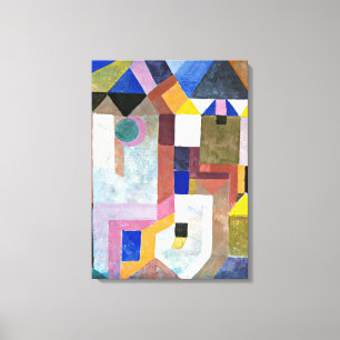 Klee - Colourful Architecture Canvas Print