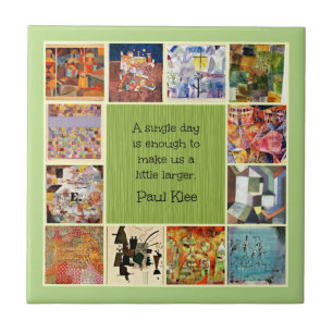 Klee - Colourful Collage Tile