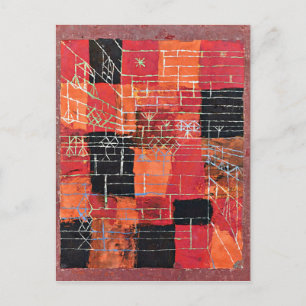 Klee - Configuration, abstract art, Postcard