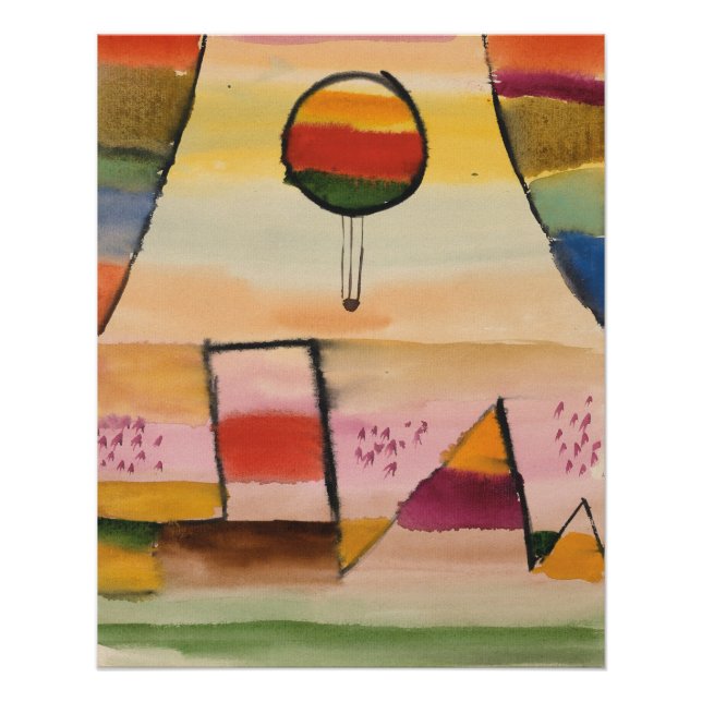 Klee - Der Ballon im Fenster Poster (Front)