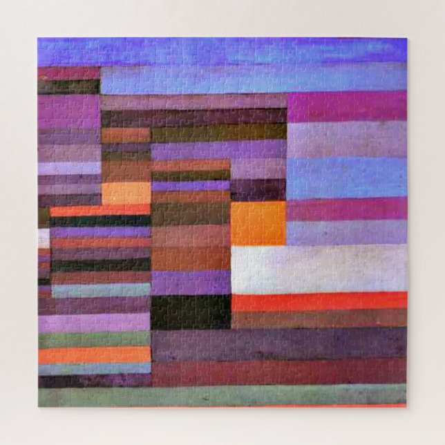 Klee - Fire in the Evening Jigsaw Puzzle (Vertical)