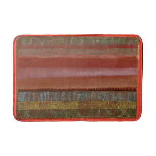 Klee - Flat Landscape, abstract art Bath Mat