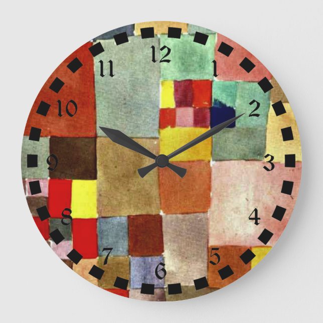 Klee - Flora on Sand Large Clock (Front)