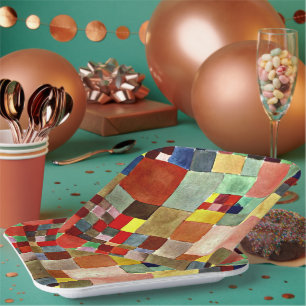 Klee - Flora on Sand Paper Plate