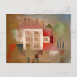 Klee - House in the Suburbs Postcard