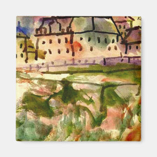Klee - Houses Near the Gravel Pit-1913 Magnet