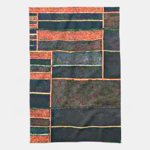 Klee - In the Current six thresholds Tea Towel