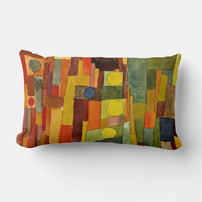 Klee - In the Style of Kairouan Lumbar Cushion (Front)