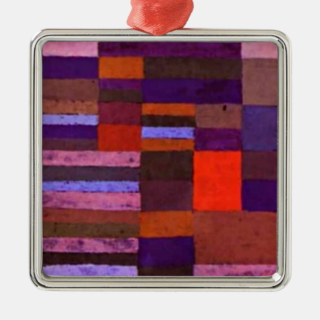 Klee - Individualised Altimetry Metal Tree Decoration (Front)