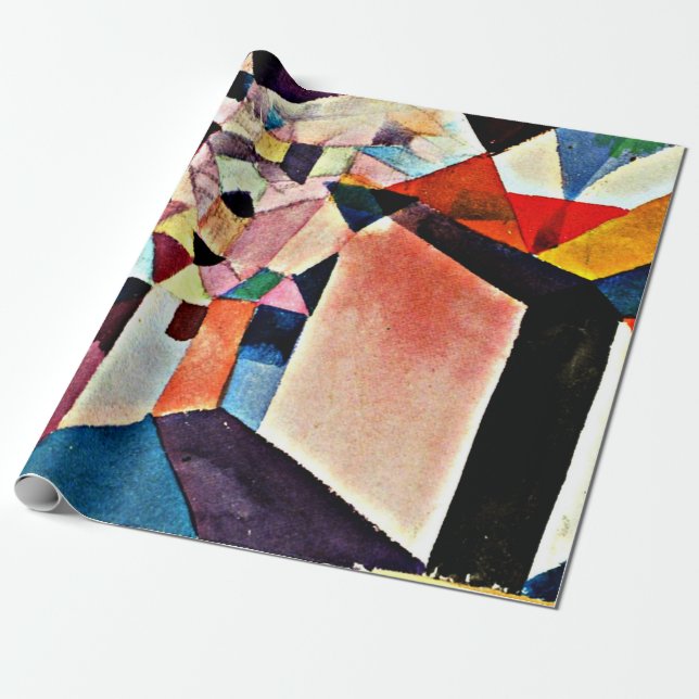 Klee - Insight into a City Wrapping Paper (Unrolled)
