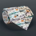 Klee-Inspired Surreal Geometry Neck Tie<br><div class="desc">Wear a conversation starter. This Paul Klee–inspired abstract neck tie blends geometric surrealism,  celestial line art,  and muted blues,  oranges,  and purples. A museum-quality statement piece that adds intellectual style,  creative confidence,  and avant-garde elegance to any outfit.</div>