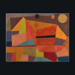 Klee - Joyful Mountain Landscape Postcard<br><div class="desc">Joyful Mountain,  colorful abstract art by Paul Klee.</div>