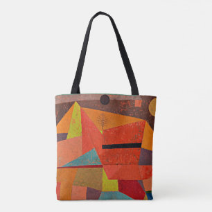 Klee - Joyful Mountain Landscape Tote Bag