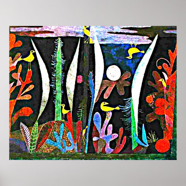 Klee - Landscape with Yellow Birds Poster (Front)