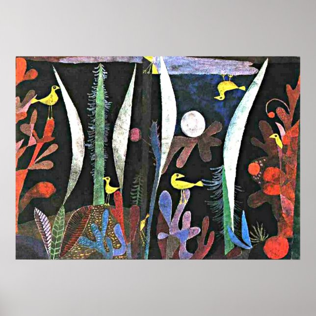 Klee - Landscape with Yellow Birds Poster (Front)