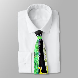 Klee - Landscape with Yellow Birds Tie