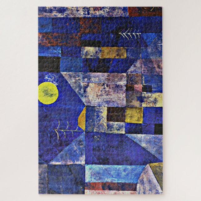 Klee - Moonlight, abstract art, Jigsaw Puzzle (Vertical)