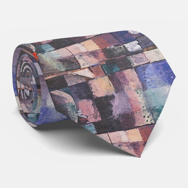 Klee Mosaic – Soft Geometry Tie (Rolled)