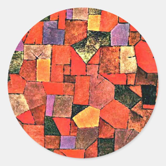 Klee - Mountain Village Classic Round Sticker (Front)