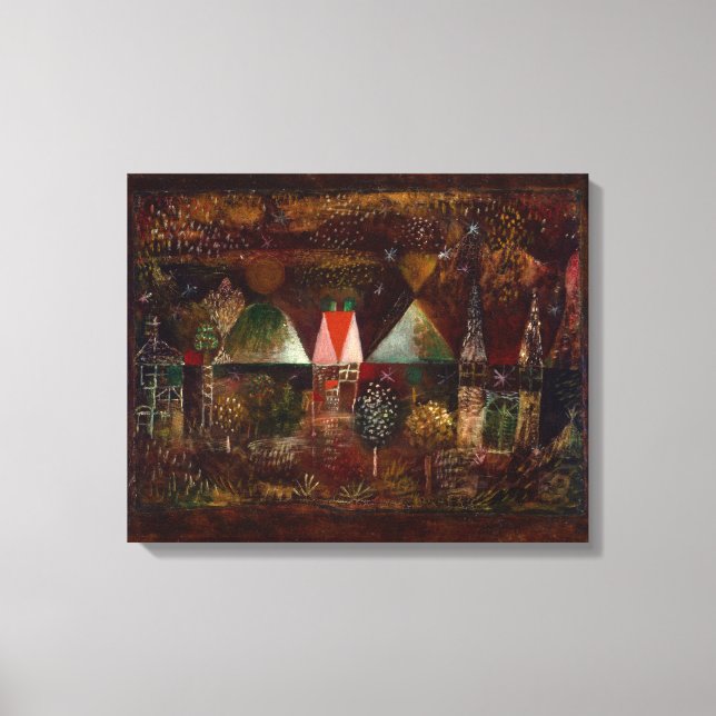 Klee - Night Feast Canvas Print (Front)