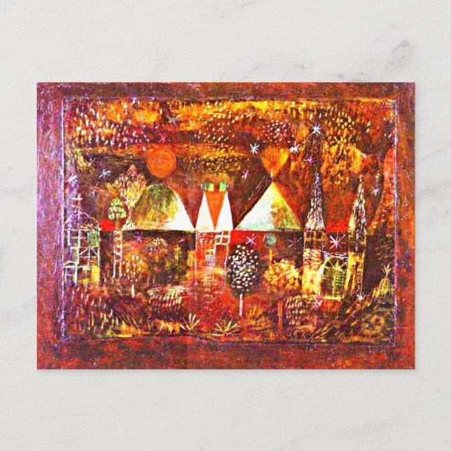 Klee - Nocturnal Festivity Postcard (Front)