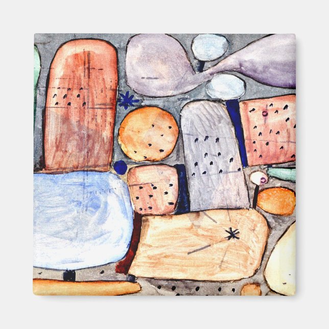 Klee - Parts of a Landscape Assembled Magnet (Front)