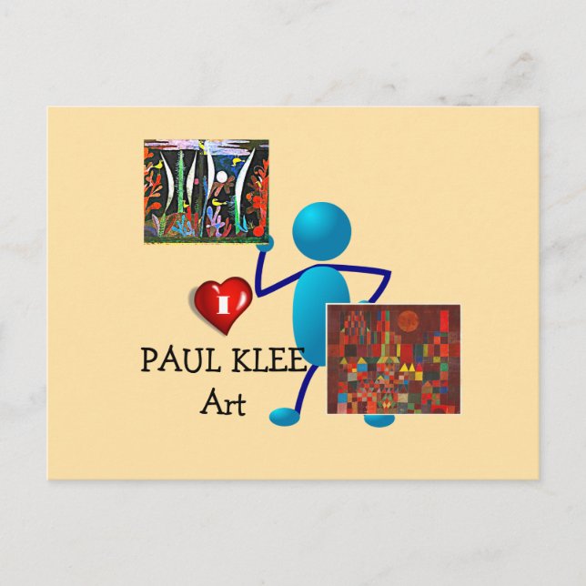 Klee - Paul Klee Art Postcard (Front)