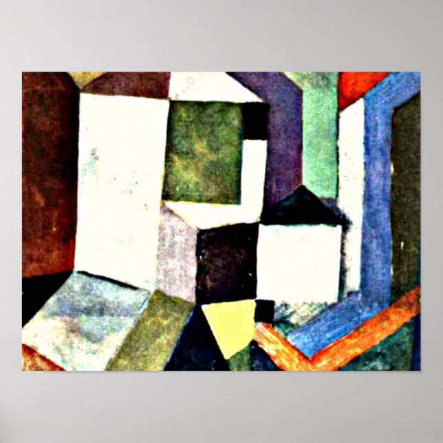 Klee - Pious Northern Landscape-1917 Poster (Front)