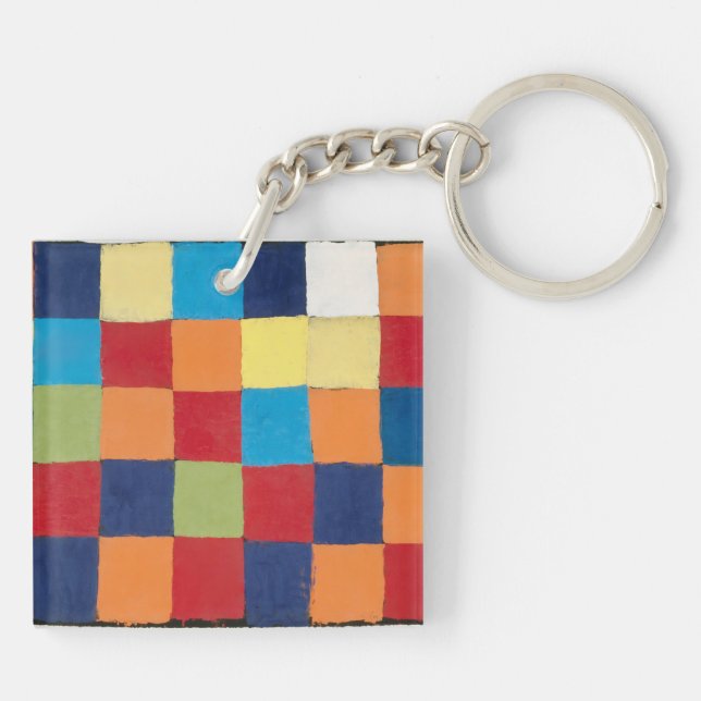 Klee - Qu 1, Colour Chart, Key Ring (Back)