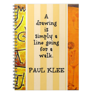 Klee - Quotation and Paintings Notebook