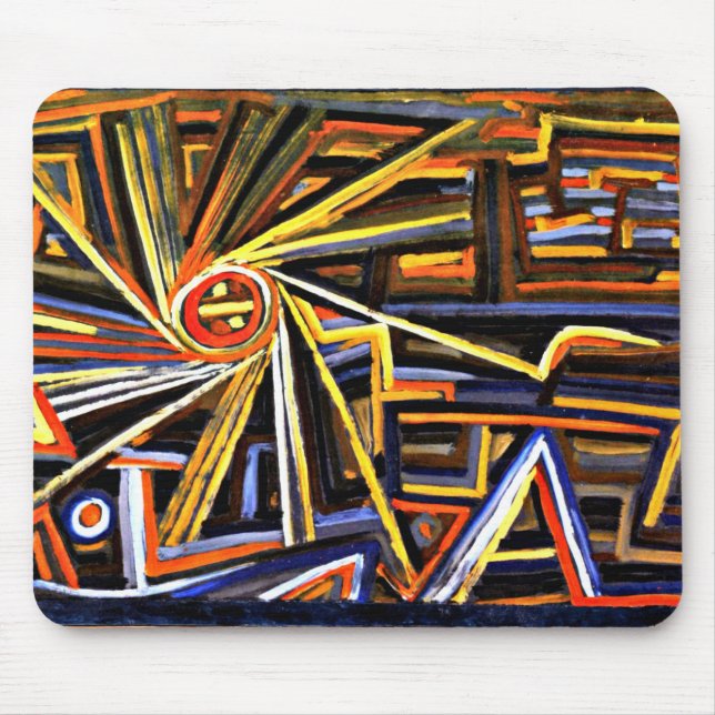 Klee - Radiation and Rotation, Mouse Pad (Front)