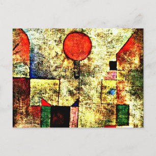 Klee - Red Balloon Holiday Postcard