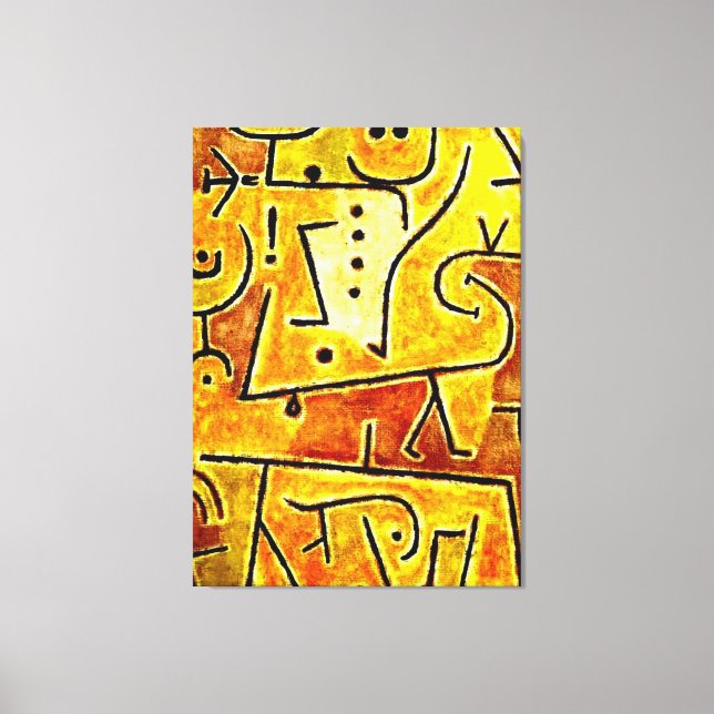 Klee - Red Waistcoat Canvas Print (Front)