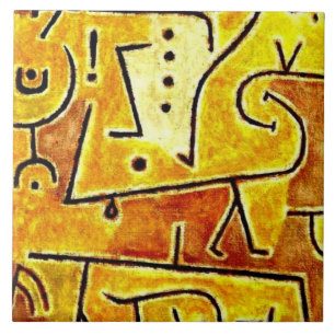 Klee - Red Waistcoat Tile