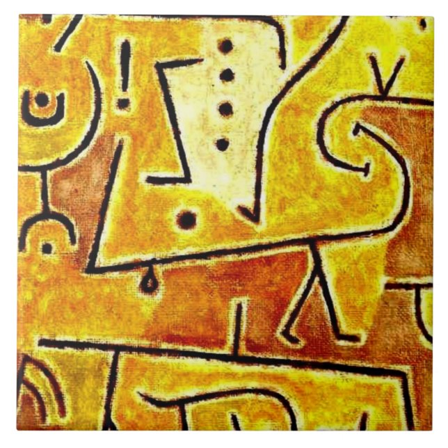 Klee - Red Waistcoat Tile (Front)