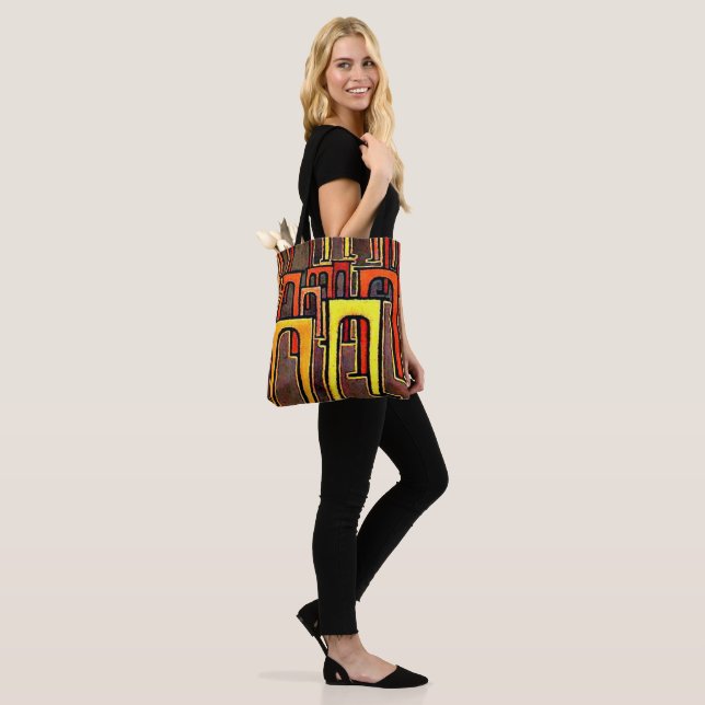 Klee - Revolution of the Viaduct, Tote Bag (On Model)