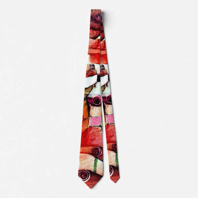 Klee - Rose Garden, 1920 artwork Tie (Front)