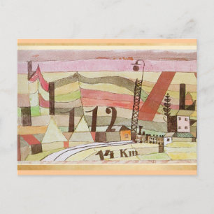 Klee - Station L, 112 Postcard