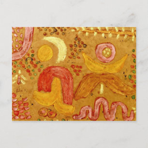 Klee - The Garden in Hot Weather Postcard