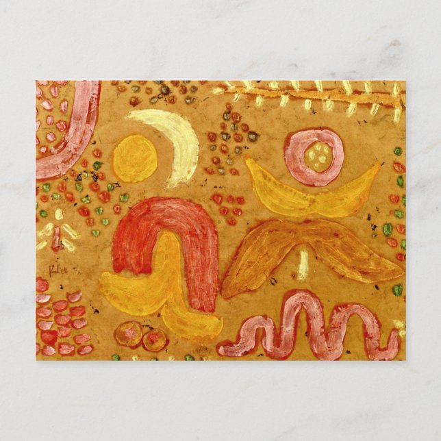 Klee - The Garden in Hot Weather Postcard (Front)