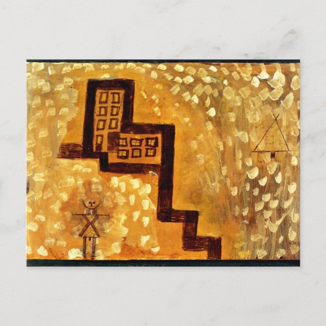 Klee - The House on High Postcard (Front)